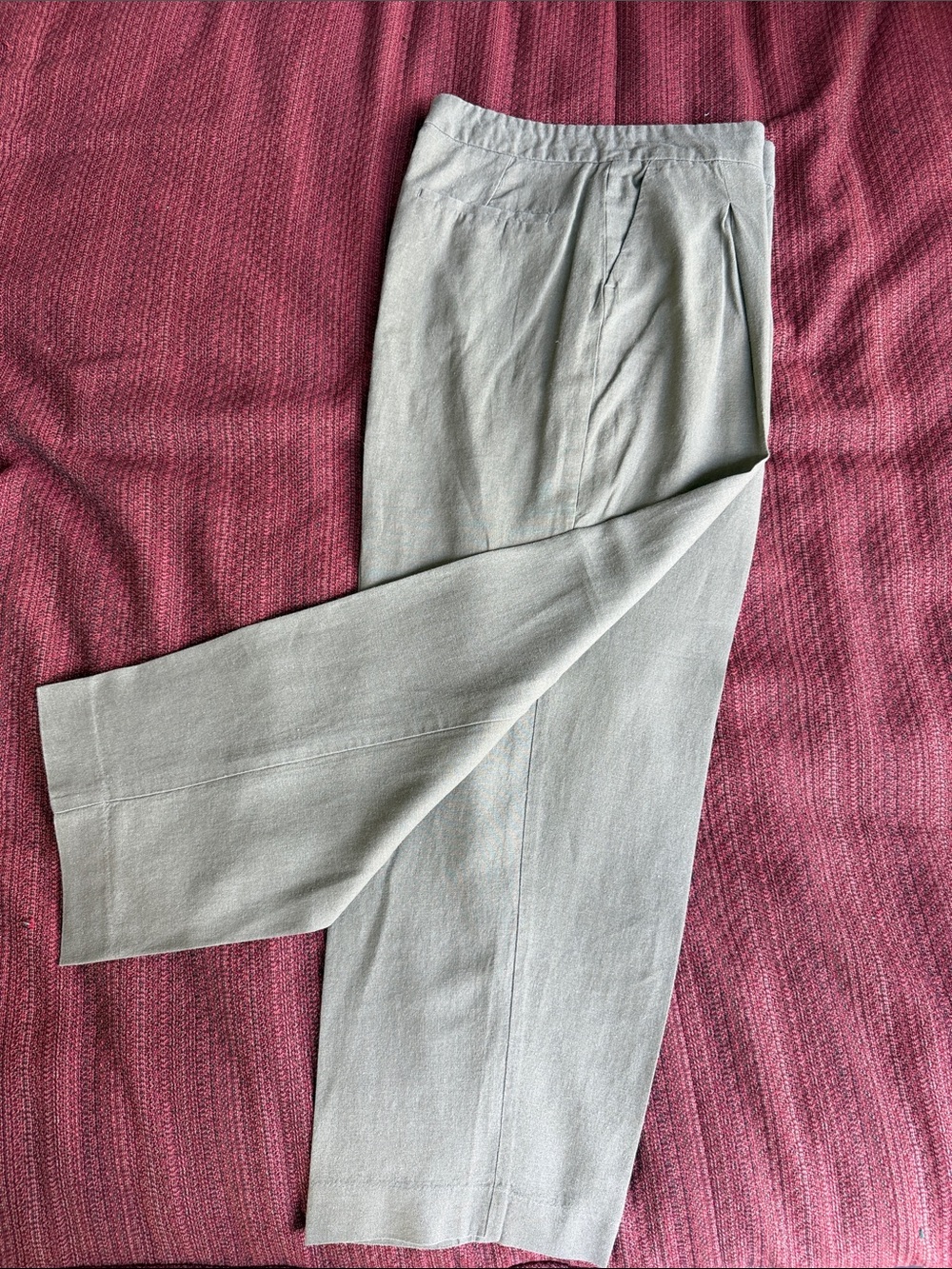 Women Zara linen ankle pants